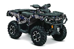 Can Am Outlander XT / DPS / SST ATV Graphic Kit