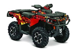 Can Am Outlander XT / DPS / SST ATV Graphic Kit
