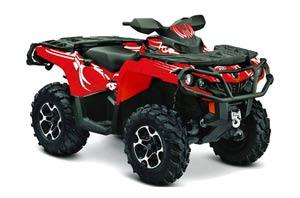Can Am Outlander XT / DPS / SST ATV Graphic Kit