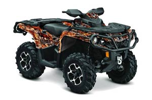 Can Am Outlander XT / DPS / SST ATV Graphic Kit