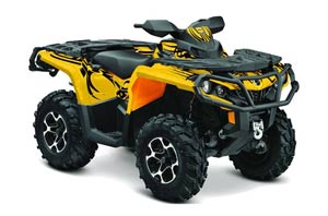 Can Am Outlander XT / DPS / SST ATV Graphic Kit