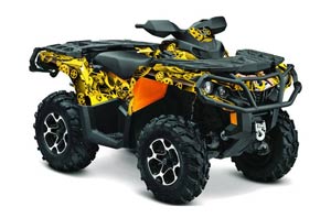 Can Am Outlander XT / DPS / SST ATV Graphic Kit