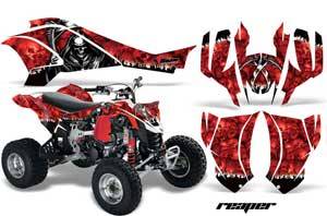 Can Am DS450 / DS450X EFI ATV Graphic Kit - 2008-2016 Reaper Red