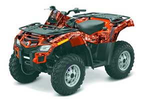 Can Am Outlander EFI 500 / 650 / 800 / 1000 ATV Graphic Kit