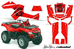 Can Am Outlander EFI 500 / 650 / 800 / 1000 ATV Custom Graphic Kit - 2006-2011