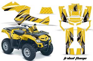 Can Am Outlander EFI 500 / 650 / 800 / 1000 ATV Custom Graphic Kit - 2006-2011