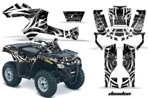 Can Am Outlander EFI 500 / 650 / 800 / 1000 ATV Graphic Kit - 2006-2011 Deaden Black