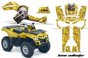 Can Am Outlander EFI 500 / 650 / 800 / 1000 ATV Custom Graphic Kit - 2006-2011