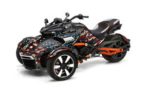 Can Am F3-S Spyder Graphic Kit - All Years WW2