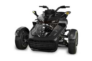 Can Am F3-S Spyder Hood Graphic Kit - All Years Reaper Black