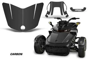 Can Am F3-S Spyder Hood Graphic Kit - All Years Carbon