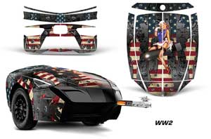 Can Am Spyder Freedom Trailer Graphic Kit - All Years WW2