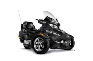 Can Am BRP (RTS) Spyder w/ Trim Kit Graphic Kit - 2010-2012 Widow Maker Black