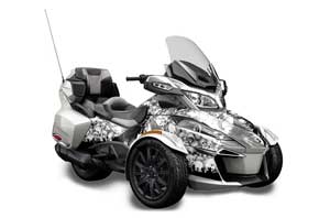 Can Am BRP (RTS) Spyder Graphic Kit - 2014-2016 Reaper White