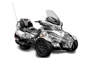 Can Am BRP (RTS) Spyder w/ Trim Kit Graphic Kit - 2013-2016 Reaper White