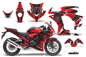 Honda CBR 500R Graphic Kit - 2013-2014 Nuke Red