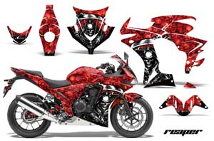 Honda CBR 500R Graphic Kit - 2013-2014 Reaper Red