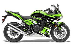 Honda CBR 500R Graphic Kit - 2013-2014 Attack Green