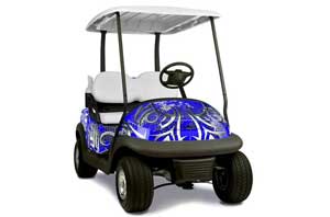 Club Car Precedent I2 Golf Cart Graphic Kit - 2006-2017 Deaden Blue