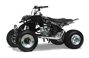 Cobra ECX 50 / 70 / 80 ATV Graphic Kit - All Years Camoplate Black