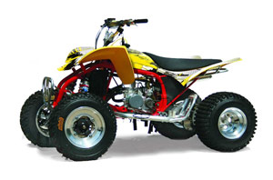 Cobra ECX 50 / 70 / 80 ATV Graphic Kit - All Years Carbon X Yellow