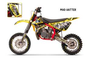 Cobra CX 50 Sr King Dirt Bike Graphic Kit - 2002-2011 Motorhead Yellow
