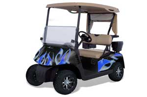 EZ-GO TXT Golf Cart Graphic Kit