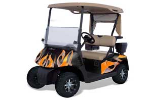 EZ-GO TXT Golf Cart Graphic Kit