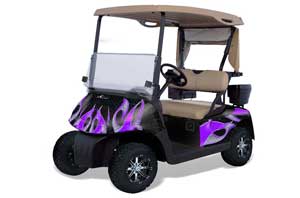 EZ-GO TXT Golf Cart Graphic Kit