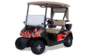 EZ-GO TXT Golf Cart Graphic Kit