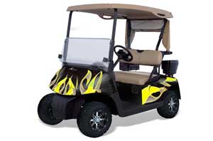 EZ-GO TXT Golf Cart Graphic Kit