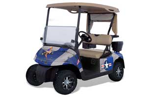 EZ-GO TXT Golf Cart Graphic Kit