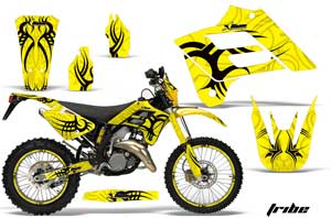 Gas Gas EC 250 Dirt Bike Graphic Kit - 2006-2008 Tribe Yellow
