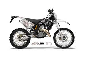 Gas Gas EC 250 Dirt Bike Graphic Kit - 2006-2008 Reaper White