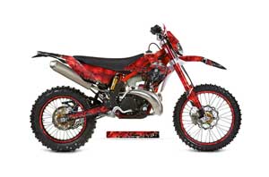 Gas Gas EC 250 Dirt Bike Graphic Kit - 2011-2012 Reaper Red