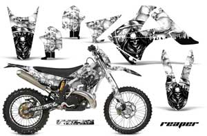 Gas Gas EC 250 Dirt Bike Graphic Kit - 2011-2012 Reaper White