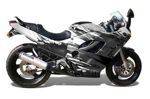 Suzuki GSXR 600F / 750F Katana Graphic Kit - 1988-1997 Carbon X Black