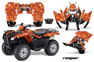 Honda Rancher AT ATV Graphic Kit - 2007-2013 Reaper Orange