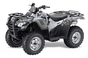 Honda Rancher AT ATV Graphic Kit - 2007-2013 Deaden Silver