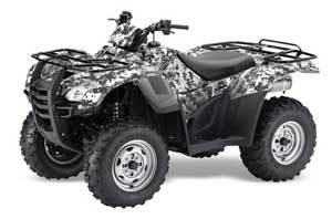 Honda Rancher AT ATV Graphic Kit - 2007-2013 Digi Camo White