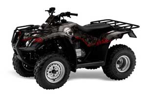 Honda Recon ES Fourtrax ATV Graphic Kit - 2005-2018 Bone Collector Black