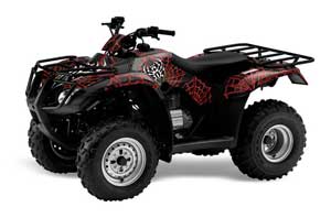 Honda Recon ES Fourtrax ATV Graphic Kit - 2005-2018 Widow Maker Red