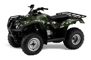 Honda Recon ES Fourtrax ATV Graphic Kit - 2005-2018 Camoplate Green