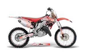 Honda CR125 Dirt Bike Graphic Kit - 1995-2015 Luna Red