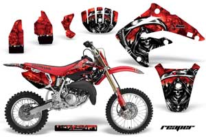 Honda CR85 Dirt Bike Graphic Kit - 2003-2007 Reaper Red