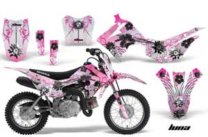 Honda CRF110 F Dirt Bike Graphic Kit - 2013-2018 Luna Pink