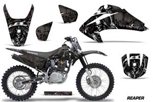 Honda CRF230 F Dirt Bike Graphic Kit - 2003-2007 Reaper Black
