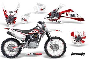 Honda CRF230 F Dirt Bike Graphic Kit - 2008-2014 Toxicity White