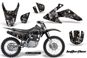 Honda CRF230 F Dirt Bike Graphic Kit - 2008-2014 Butterfly Black