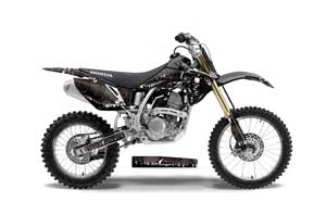 Honda CRF150 R Dirt Bike Graphic Kit - 2007-2016 Reaper Black